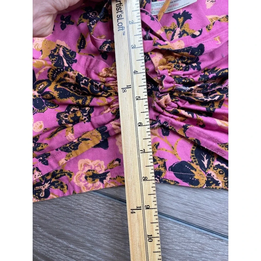 Free People Intimately Summer of Love‎ Convertible Bandeau Top Pink One Size